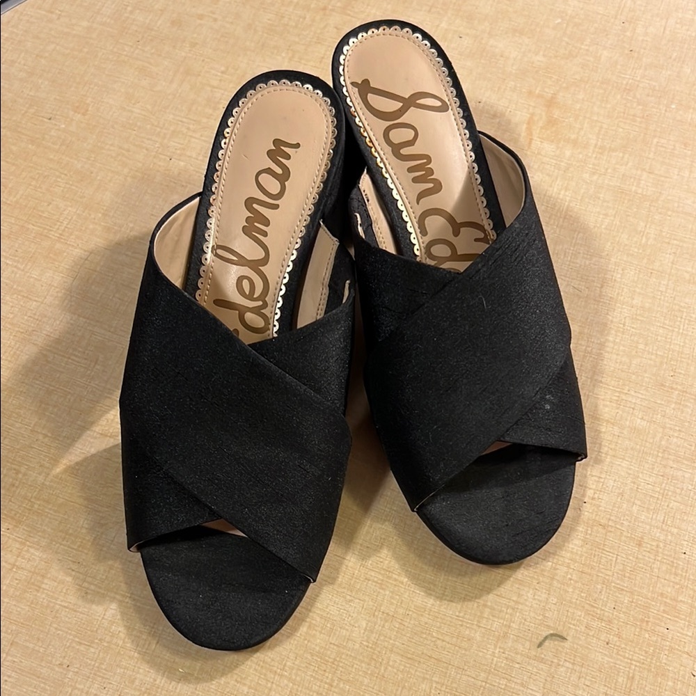 Sam Edelman Women's Black Slide Sandals